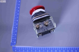 [800T-D6A4/502852] Push Button, Mushroom Head, 30.5mm, Red, 2 N.C. Contacts