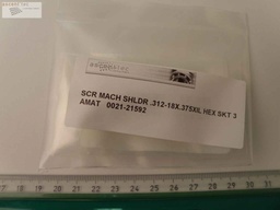[0021-21592/500470] SCR MACH SHLDR .312-18X .375XIL HEX SKT 316SST EP