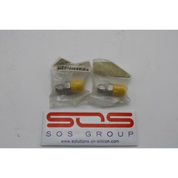 [SS-4-VCO-6-200/100702] 316 Stainless Steel VCO O-Ring Face Seal Fitting, Swagelok Tube Fitting Connector, 1/4 in. VCO Fitting x 1/8 in. Swagelok Tube Fitting, Lot of 11