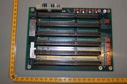 [12010-3F C/500923] PCB BACKPLANE BOARD 6 X ISA PORTS, 30002-03 REV A