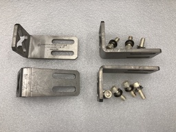 [0041-44645 / 700612] AMAT 0041-44645 Tie Down Bracket, CH Control Unit, Rev 02, Lot of 4, with Screws