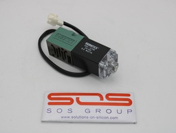 [11SAD400B000061/501359] Solenoid Air Control Valve, Solenoid/Spring, 24VDC, 1/8 in. Pipe