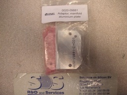 [0020-09881 / 600530] MANIFOLD ADAPTOR, MANIFOLD ALUMINIUM PLATE SOS SPAREP.