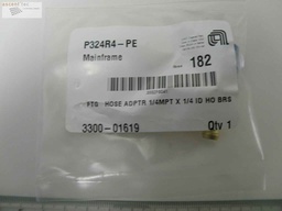 [3300-01619/501624] FTG HOSE ADPTR 1/4MPT x 1/4 ID HO BRS