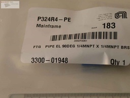 [3300-01948/501625] Ftg Pipe El 90Deg 1/4MNPT x 1/4MNPT Brs