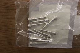 [1093173 / 101223] SCREW SHC CAP VENTED SIL PLT 1/4-20X1.5, Lot of 14