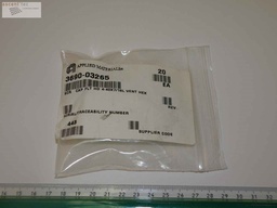 [3690-03265/501719] Scr Cap Flt Hd 4-40x7/16L Vent Hex, Lot of 20