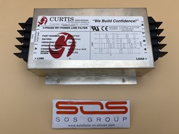 [F3600T045 / 101477] Curtis Industries F3600T045 3-Phase Power Line Filter