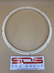 [716-011763-008 / 608045_U] LAM Research 716-011763-008 CERAMIC RING, EDGE 8'', WAFER CLAMP