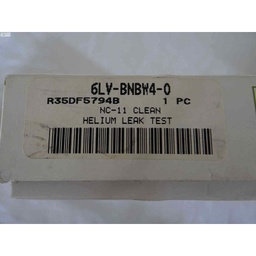 [6LV-BNBW4-O/502597] 316L Var HP Bellows Sealed Valve, 1/4" TBW, NO Actuator, NC-11 Clean