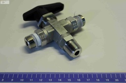 [6M-B6XJ-SSP/502604] THREE WAY B-SERIES BALL VALVE 316