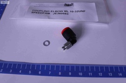[JE360583/504711] Fitting,Elbow ML 10-32UNF x 1/4 SST, Lot of 2