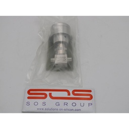 [SS-4BK-TW-1O/505789] SS Bellows Sealed Valve, Gasketed, PCTFE Stem Tip, 1/4 in. TSW and 3/8 in. TBW, SC-11 Cleaned, No Actuator