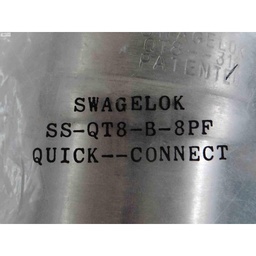 [SS-QT8-B-8PF/505920] SS Full Flow Quick Disconnect Body, 11.5 Cv, 1/2" Female, NPT