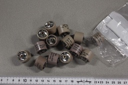 [PH 850/508444] CAPACITOR +/- 10% 0124 7.5KVDC NP0, TEPLA 30070058-02, LOT OF 14