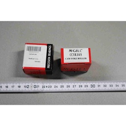 [746-091810-001/200511] BEARING, CROWNED CAM YOKE ROLLER, .750Dx.25IDx.5625W, Mc.GILL CCYR 3/4 S, LOT OF 8