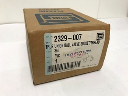 [2329-007/605975] TRUE UNION BALL VALVE SOCKET/THREAD 3/4"