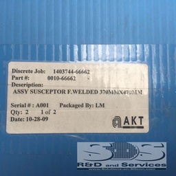 [0010-66662 / 609595] Assy Susceptor F.Welded 370*470mm