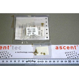 [XD1-1102-622/100575] WASHER, COPPER, 2.6mm ID, 4.4mm OD, 0.2mm THICK, LOT OF 31