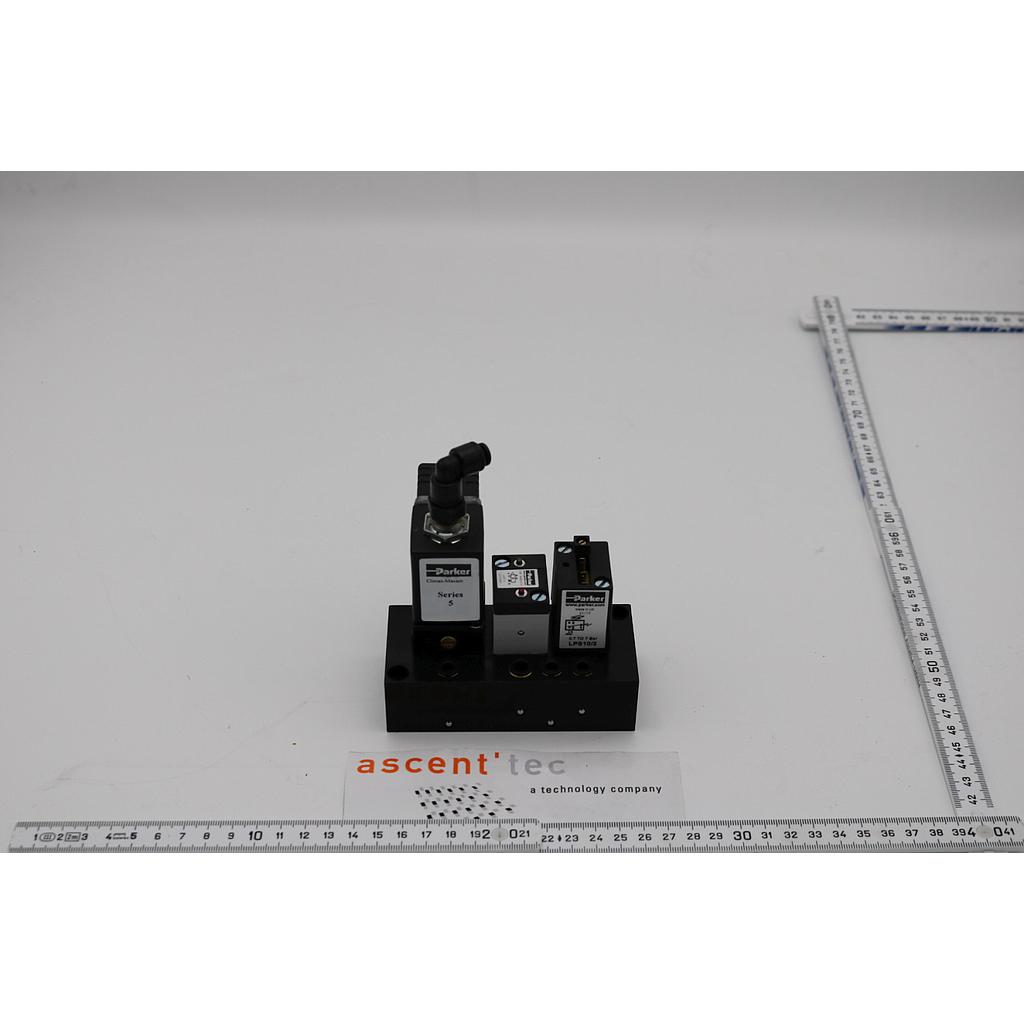 PSION Series 5 サイオン５8MB Pneumatic Assembly Block, Parker ZZP6237 & LPS10/3 & LNOT10