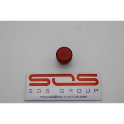 [ZB2-BV04/100767] PILOT LIGHT HEAD, Ø 22, ROUND, RED PLAIN LENS, Lot of 4