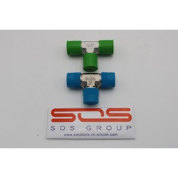 [SS-8-MT/100652] SS PIPE FITTING, MALE TEE, 1/2" MALE NPT, Lot of 23